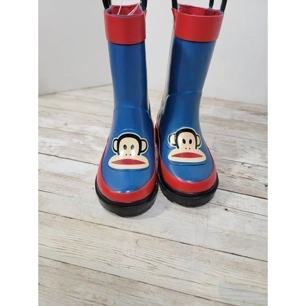 Paul Frank Kids XS 5/6 Kids‎ Rainboots Red Blue